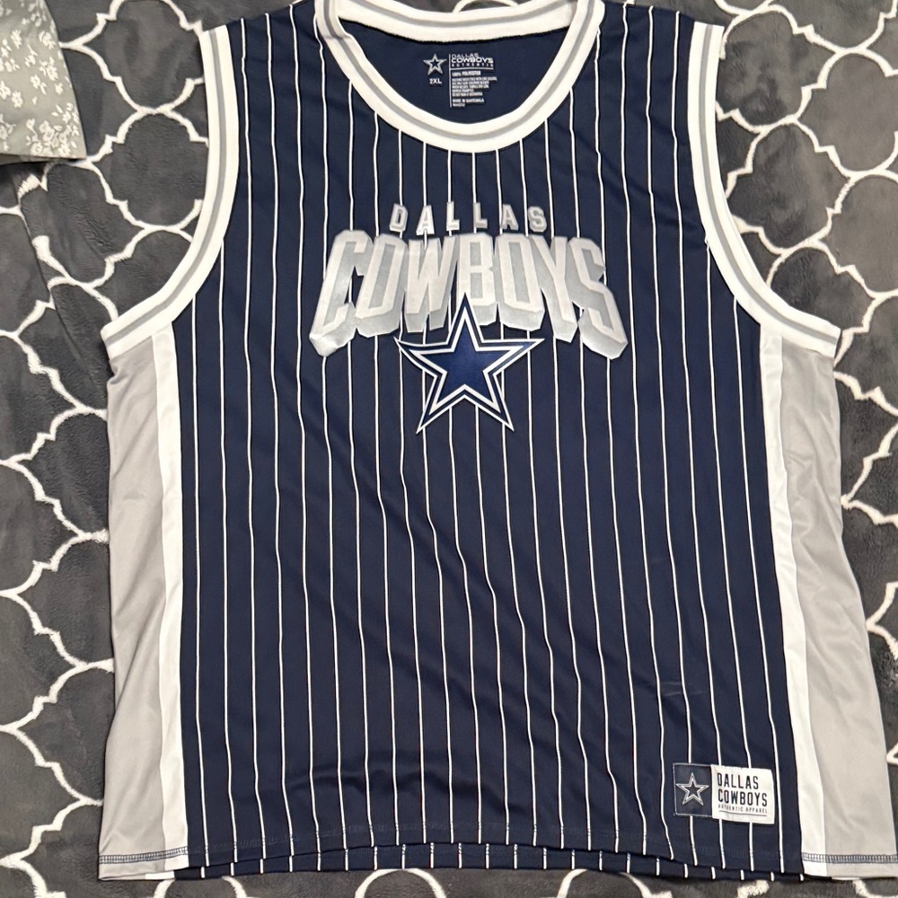 NFL Dallas Cowboys Blue and White Jersey